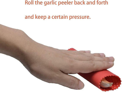 Garlic Peeler, 2 Pieces Garlic Roller Peeler Kitchen Gadgets Black - Image 4