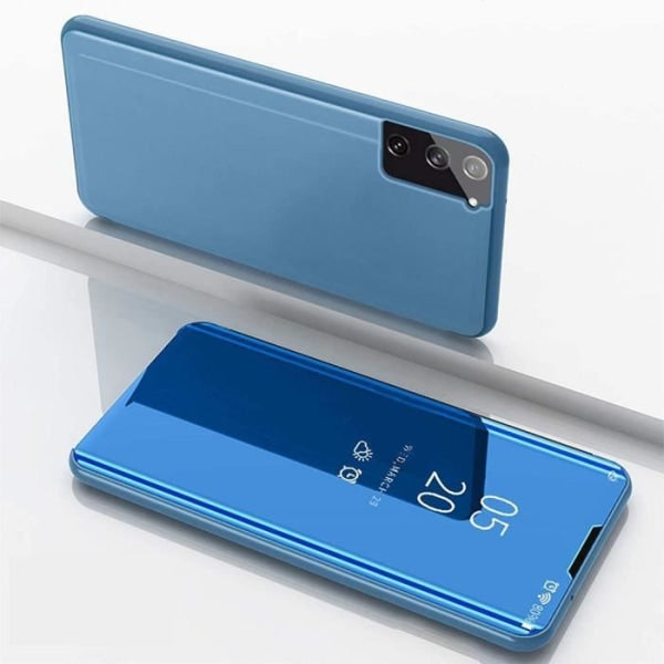 Full Body Protection Compatible with Samsung S21 FE Protection 360 Transparent Smart Case - Blue_max - Image 4