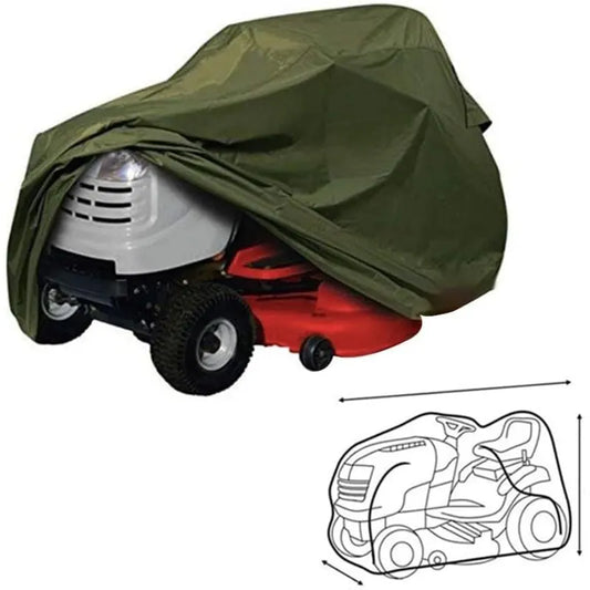 Universal Waterproof Lawn Mower Cover 210D Oxford Fabric - 183x112x109cm, Compatible with Most Riding Mowers and Tractors - Image 2