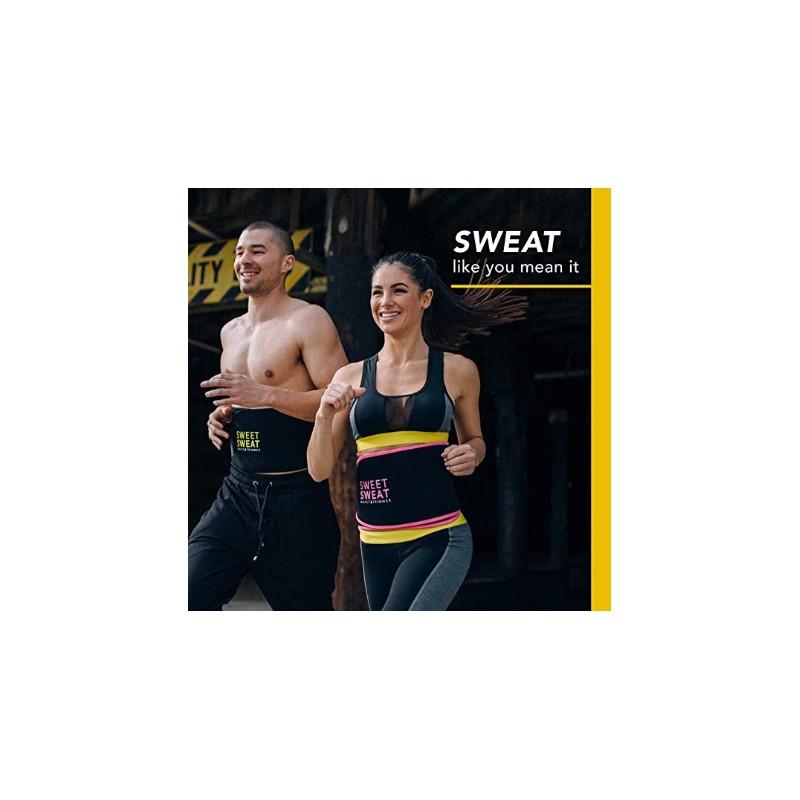 Sweat Belt Burn Belt Fitness Cardio Black XL - Image 2