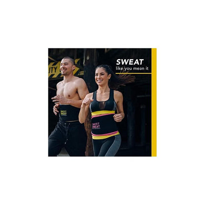 Sweat Belt Burn Belt Fitness Cardio Black XL - Image 2