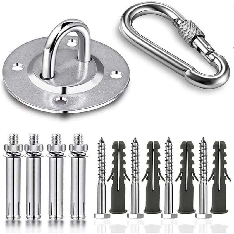 Stainless Steel Ceiling Mount, 500kg Capacity, 180° Rotation, Suspension - Image 2