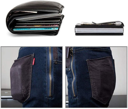 Best selling product!!! Carbon fiber RFID Card holder Black - Christmas gift One size - Image 6