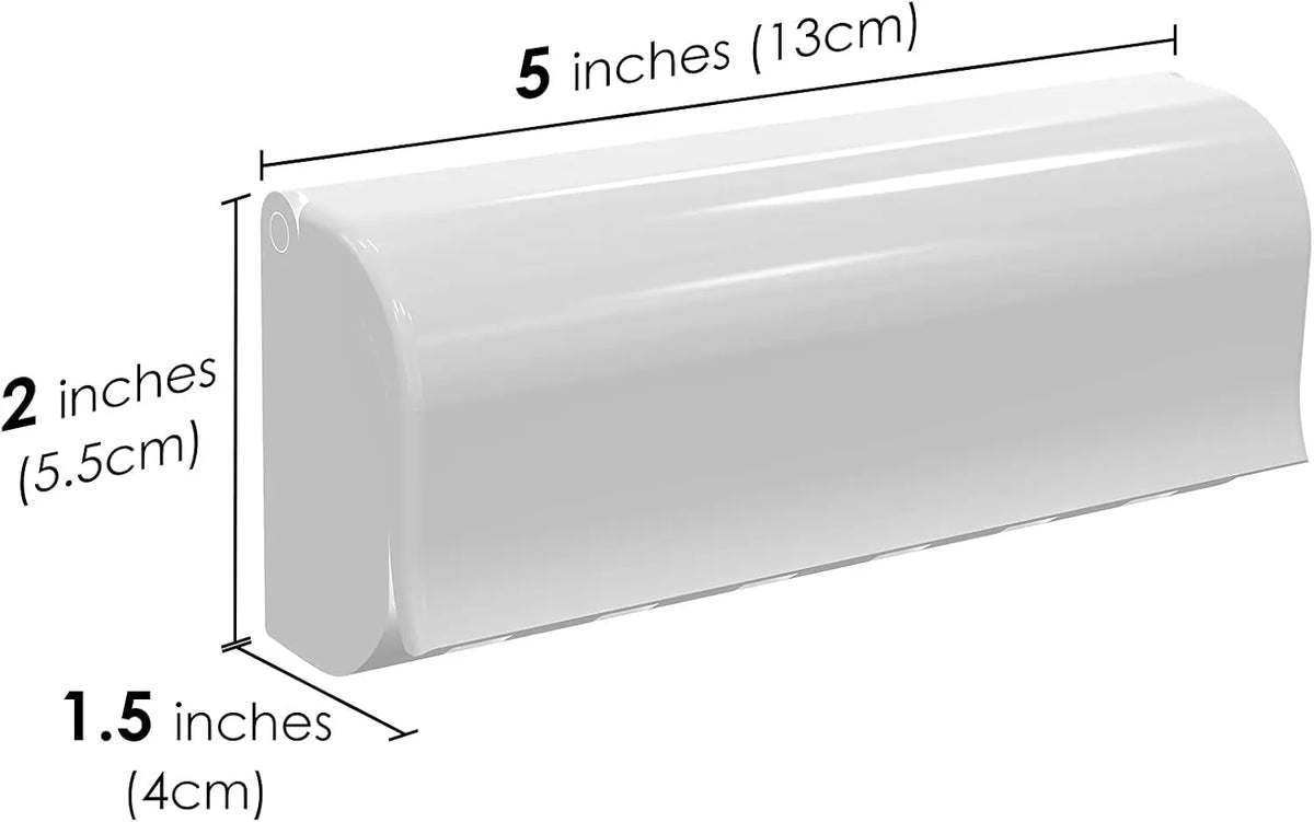 Wall-mounted toothbrush holder with 6 compartments and self-adhesive - Image 4