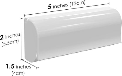 Wall-mounted toothbrush holder with 6 compartments and self-adhesive - Image 4