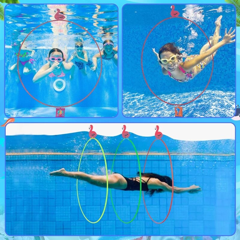 Diving Rings for Pool, Diving Ring, Diving Rings for Swimming, Diving Toys, Pool Swimming Toys, Water Swimming, Pool Toys for Swimming Training, Summer - Image 4