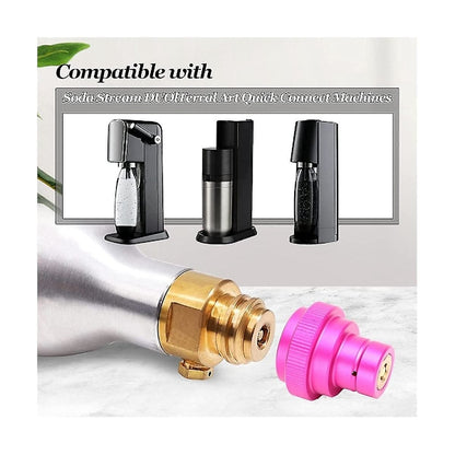 CO2 Quick Adapter for Duo-quick Connect Qc, Art and Terra, Replacement for CO2 Cylinder Tr21-4 Male - Image 2