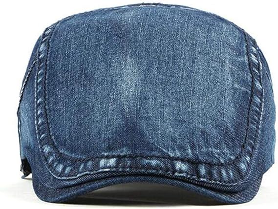 2-Pack Men's Denim Cotton Newsboy Cap Ivy Gatsby Driving Hunting Cabbie Hats - Image 3