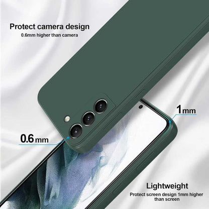 Samsung S23 Rubberized Matte Green Case Camera Protection Liquid - Green - Image 3