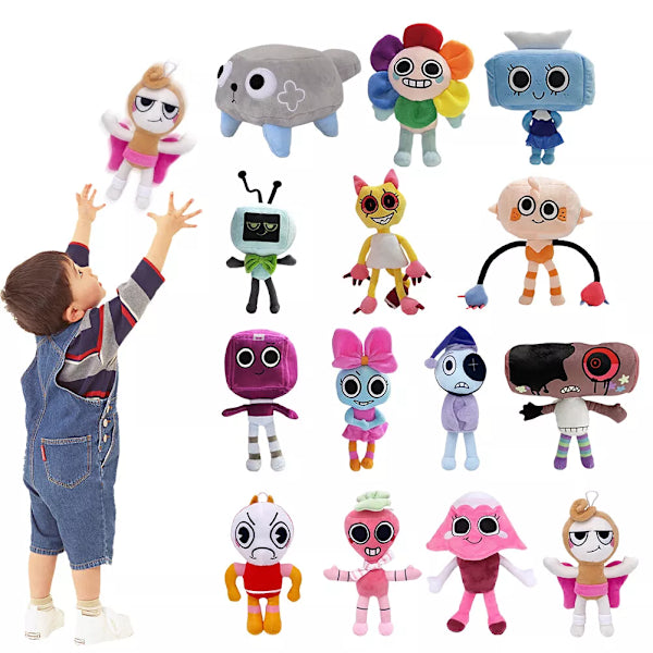 Pebble Plush Toy Dandys World, Soft Stuffed Animal Gift for Children, A1 Size - Image 2