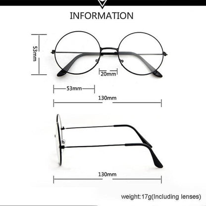 Harry Potter Vintage Round Glasses Frames, Black - Image 2