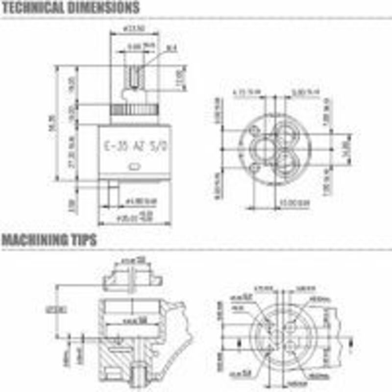 Ceramic Faucet Insert for Mixer Valve Replacement 35MM, DEBUNS - Image 4
