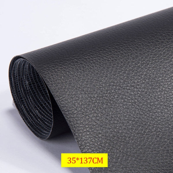 Self-Adhesive Leather Fix Repair Patch Stick Sofa Repairing Sub - Perfect Red 35*137CM - Image 2