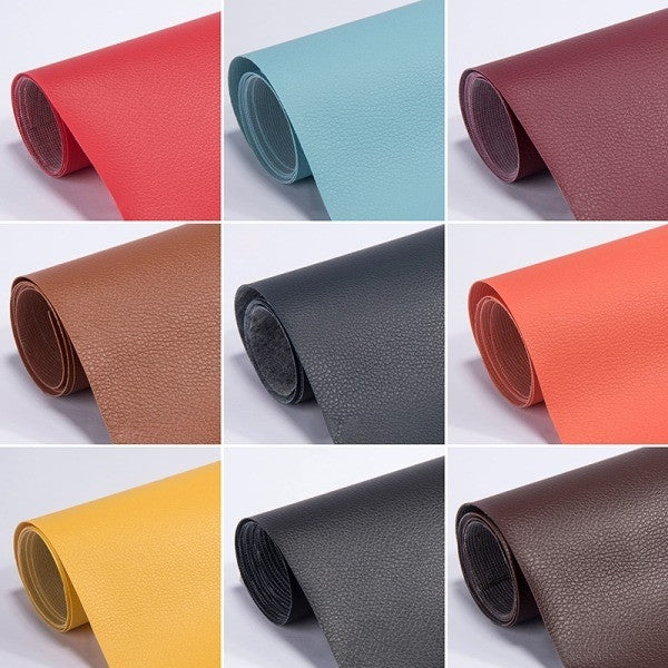 Self-Adhesive Leather Fix Repair Patch Stick Sofa Repairing Sub - Perfect Red 35*137CM - Image 6