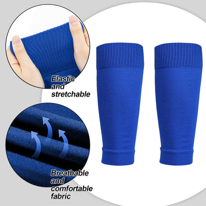 Football Socks Sleeves Football Shin Guards Sleeves, Shin Guards Grip Socks Leg Sock Sleeve for Unisex Children, Youth - Image 4