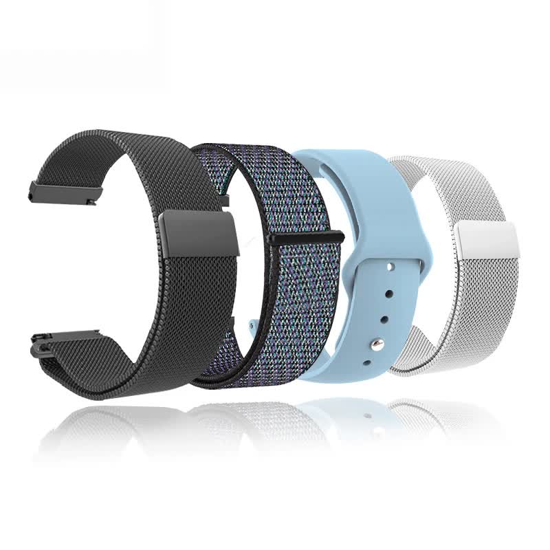 New 18mm 20mm 22mm Watchband for Garmin Venu 2S Wristband Vivoactive 3 4S 4 Forerunner 245 645 Galaxy Watch 4 Classic 42 46mm Pink Silicone 22mm - Image 2