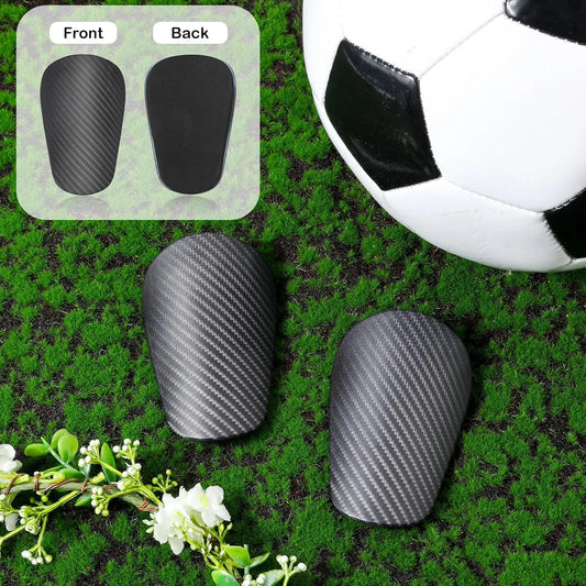 Mini Football Shin Guards, Dark Grey Extra Mini Football Shin Guards Youth & Adult Shin Guards (Mini, 9.5x 4cm) - Image 2
