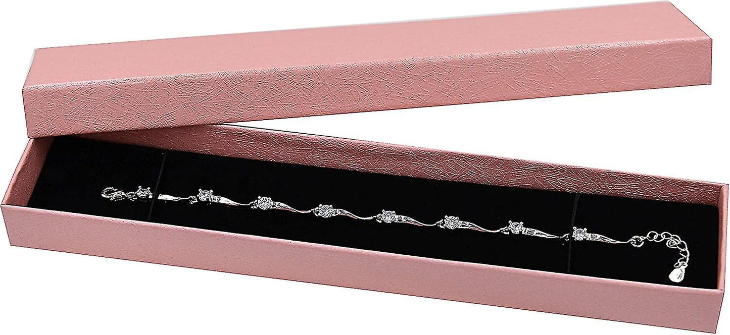 925 Sterling Silver Bracelet With Shiny White Zirconia For Women And Girls - Image 4