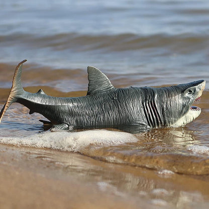 Large Megalodon Shark Toy, Plastic Sea Animal Figure, Realistic Sea Monster Toy Figure - Image 4