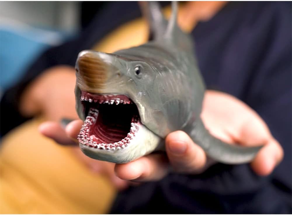Large Megalodon Shark Toy, Plastic Sea Animal Figure, Realistic Sea Monster Toy Figure - Image 5