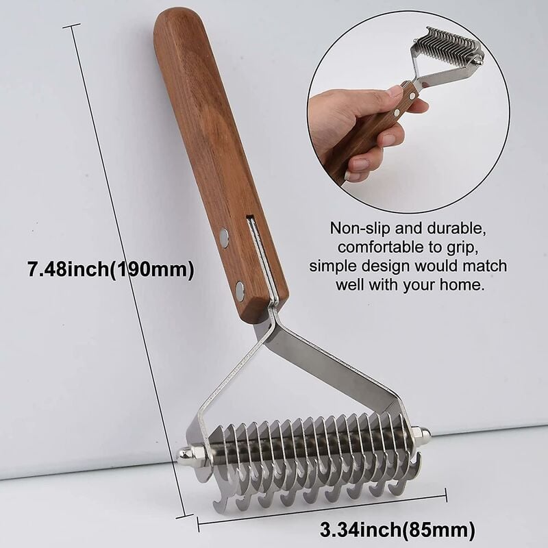 Coat King Dog and Cat Brush, Pet Grooming Comb Deshedding Rake Significantly Reduces Shedding - Image 5