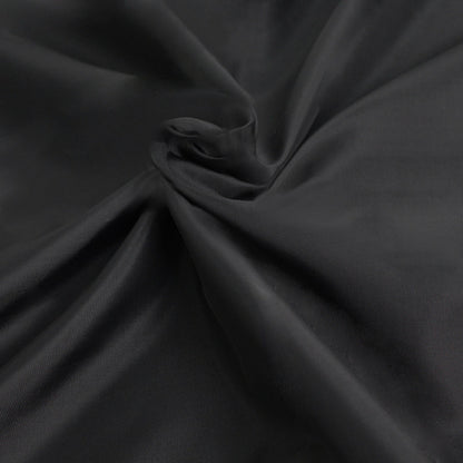 Black Shower Curtain Solid Color Waterproof Mildew Resistant Shower Cu - Image 4
