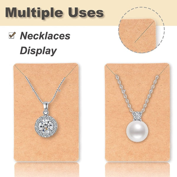 480pcs earring cards with plastic bag earring display cards for earring necklace display jewelry packaging - Image 4