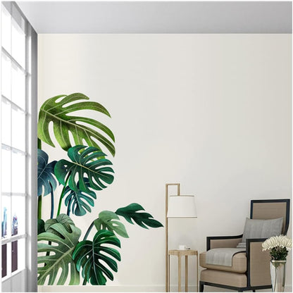 Green Plant Wall Sticker Tropical Wall Sticker, Plant Stickers, DIY - Image 3