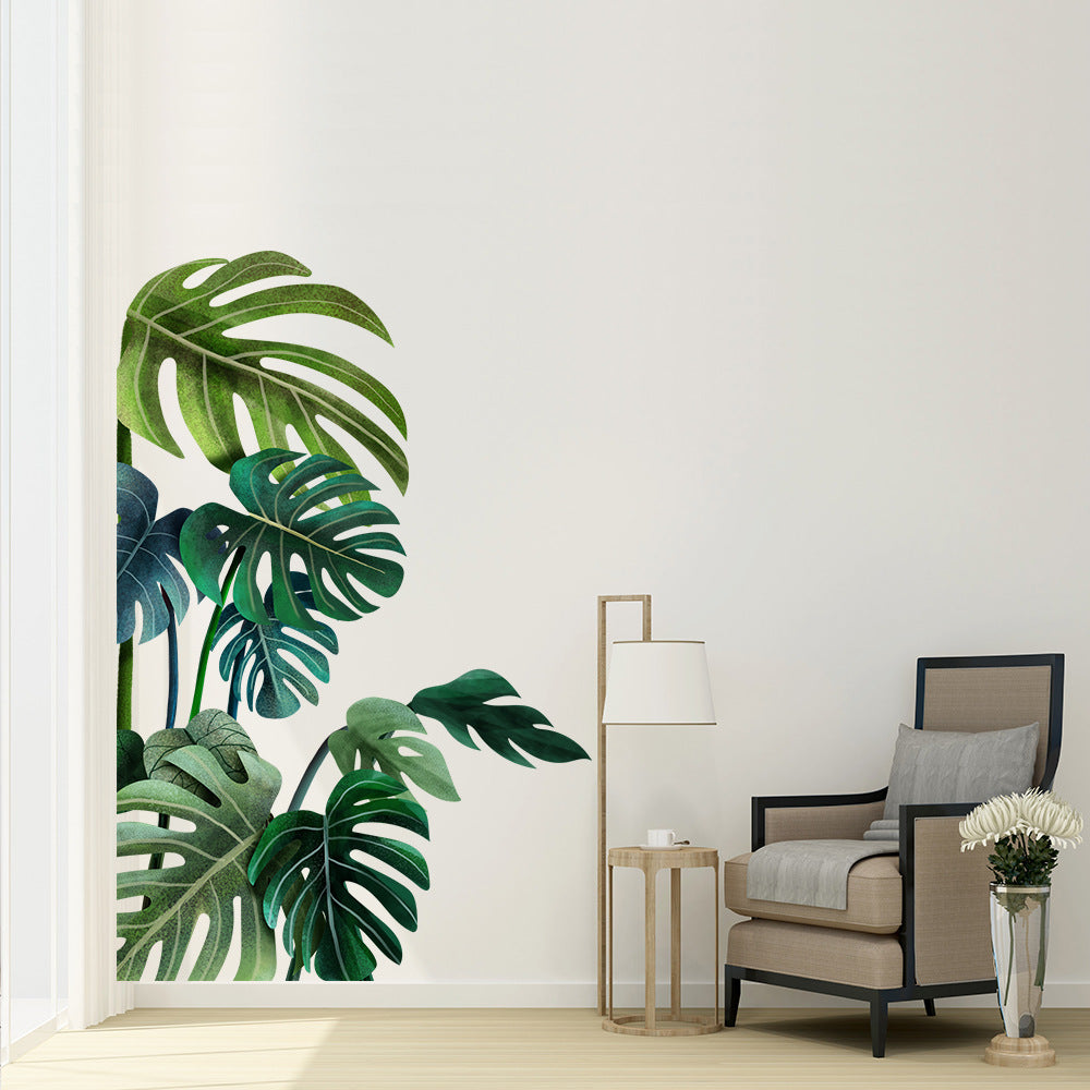 Green Plant Wall Sticker Tropical Wall Sticker, Plant Stickers, DIY - Image 4