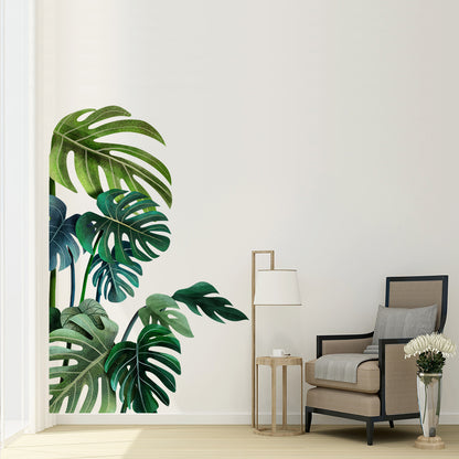 Green Plant Wall Sticker Tropical Wall Sticker, Plant Stickers, DIY - Image 4