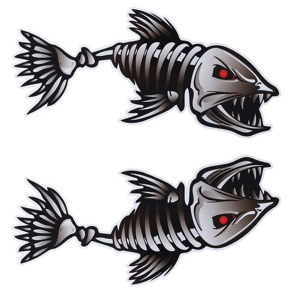 2pcs/set Fishing Boat Decals Sticker Car Decal Boat Decals for Kayak Fishing Car Reflective Decals Accessories 25*13cm - Image 3