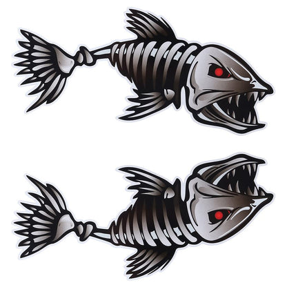 2pcs/set Fishing Boat Decals Sticker Car Decal Boat Decals for Kayak Fishing Car Reflective Decals Accessories 25*13cm - Image 3
