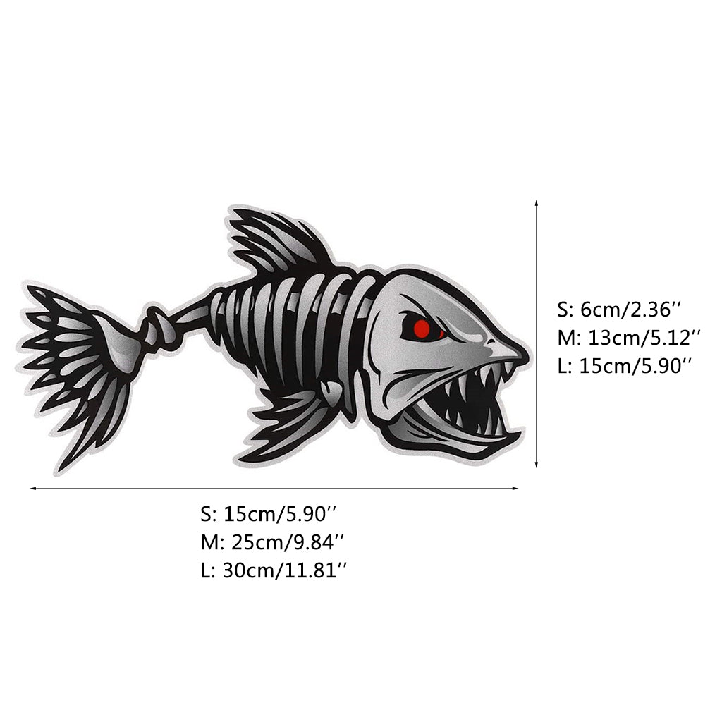2pcs/set Fishing Boat Decals Sticker Car Decal Boat Decals for Kayak Fishing Car Reflective Decals Accessories 25*13cm - Image 5