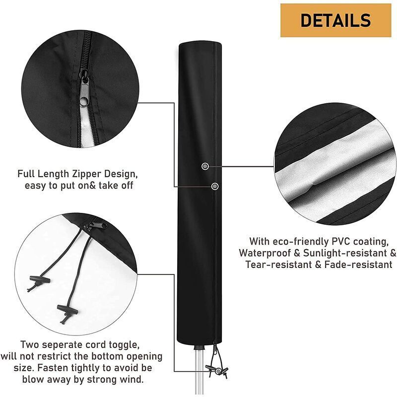 Brabantia Drying Rack Cover, Waterproof Protective Cover for Brabantia Drying Rack, 160x15x15cm, Outdoor Use - Image 2