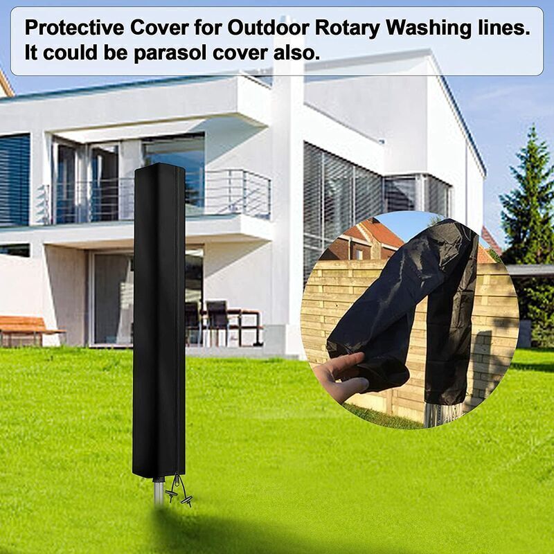 Brabantia Drying Rack Cover, Waterproof Protective Cover for Brabantia Drying Rack, 160x15x15cm, Outdoor Use - Image 4