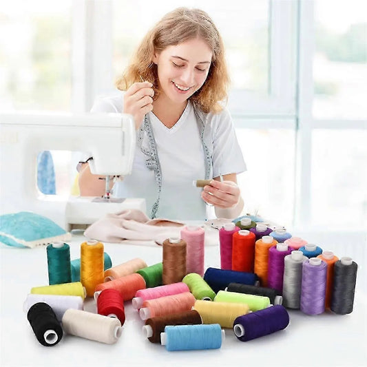 72 pcs Sewing Thread Set, 36 Colors Sewing Machine Threads, Pre-Wound Spools Sewing Thread Set, 365 Meters Per Spool - Image 2