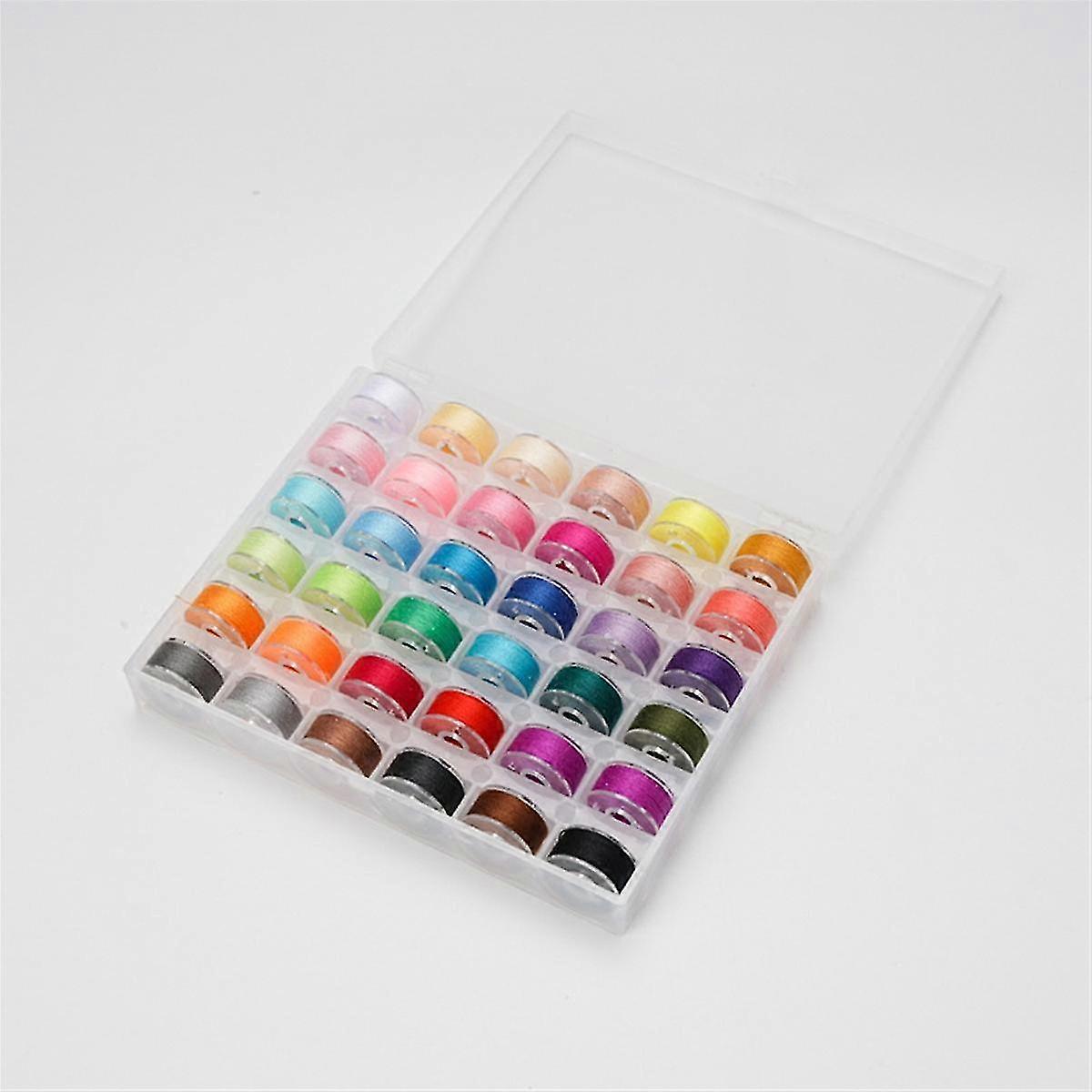 72 pcs Sewing Thread Set, 36 Colors Sewing Machine Threads, Pre-Wound Spools Sewing Thread Set, 365 Meters Per Spool - Image 4