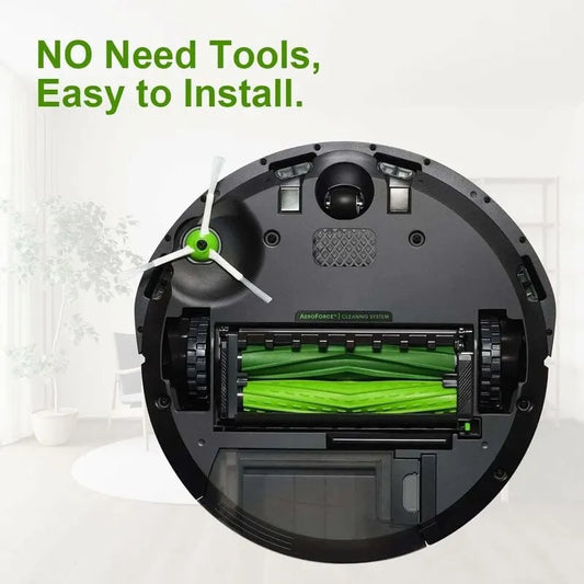 Package Multi-Surface Rubber Brushes Vacuum Cleaner Accessories for iRobot Roomba E5 E6 i7 i7 plus i8 i8+ i6 i6+ i4 i4 and Other Vacuum Cleaner Series - Image 3