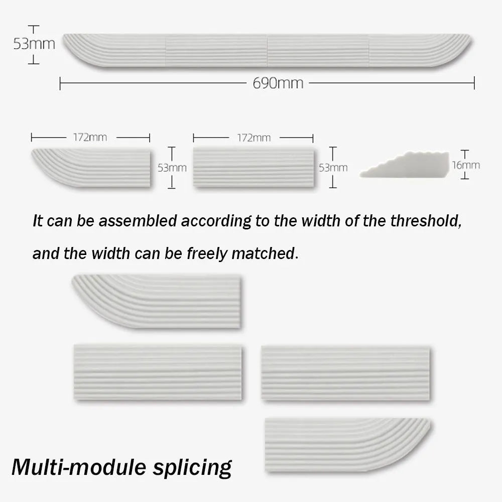 Threshold strip for robot vacuum cleaner, white - Image 2