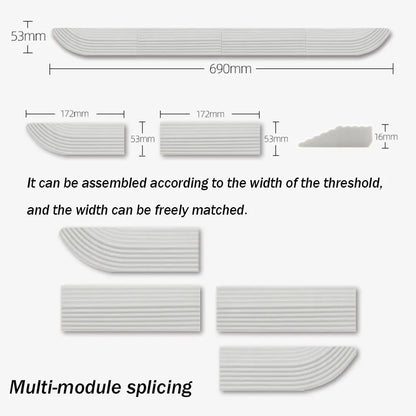 Threshold strip for robot vacuum cleaner, white - Image 2