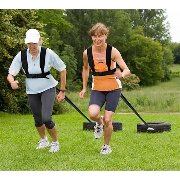 Sled Harness Tire Pull Harness Fitness Resistance Training Workout - Image 2