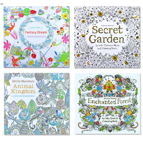 Coloring Book for Stress Relief - Adult Edition - Hand Painted Mandalas for Coloring