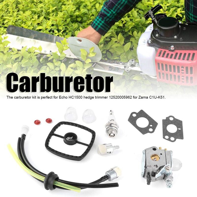 Echo HC1500 Hedge Trimmer Carburetor 12520005962 for Zama C1U-K51, Hedge Trimmer Accessory Kit - Image 2