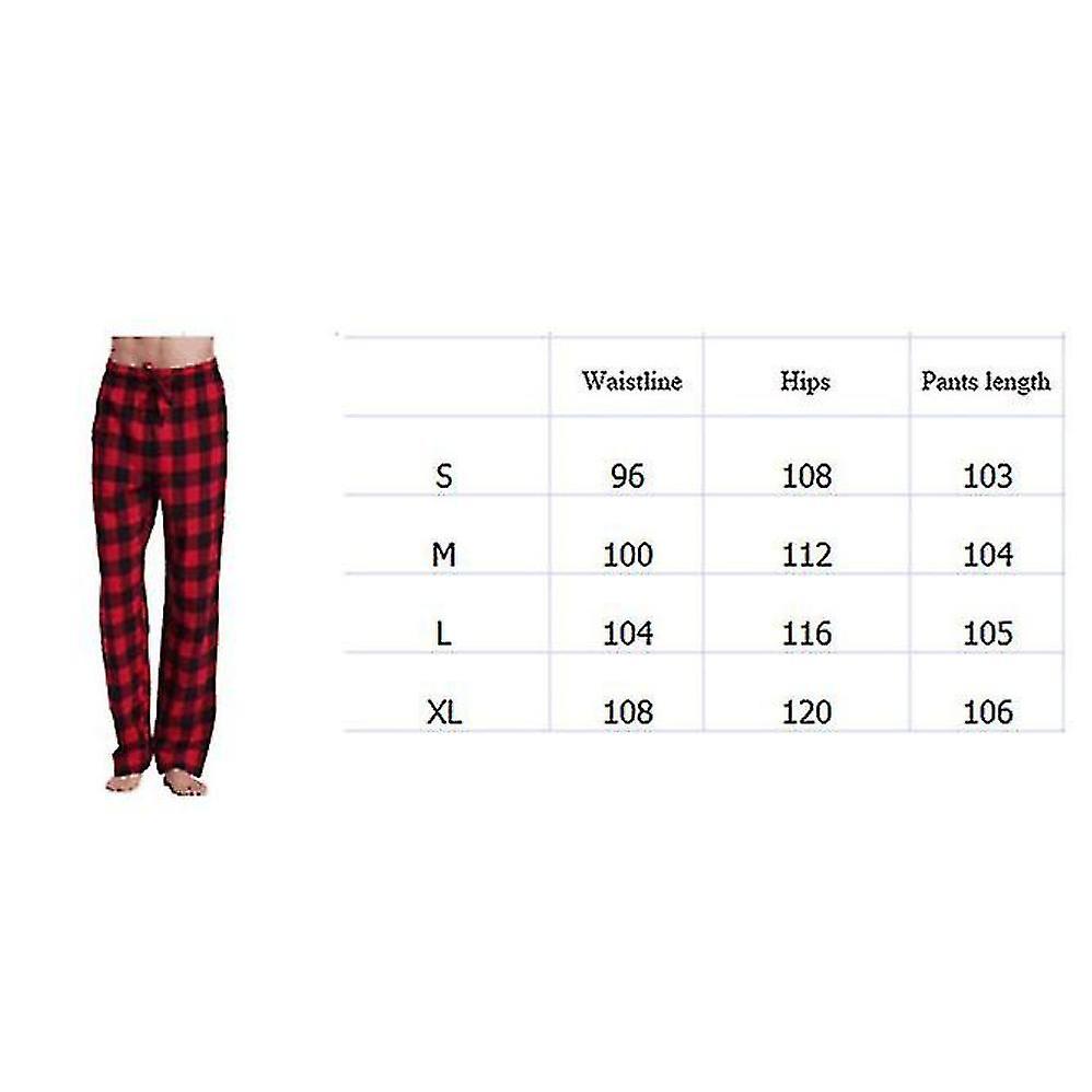 Men's Pajama Pants with Pockets, Soft Flannel Plaid Pajama Pants for Sleep M Gray - Image 4
