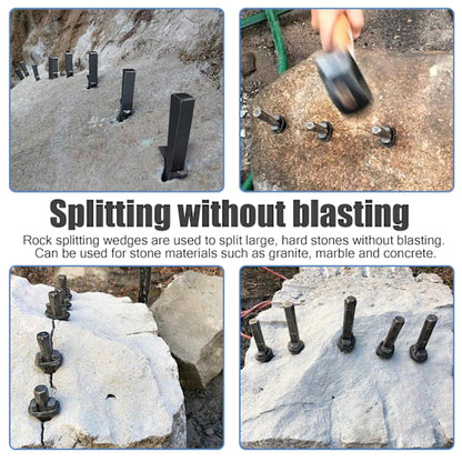 Wedge molds/Stone wedge for stone cracking 18 mm 5-pack - Image 4