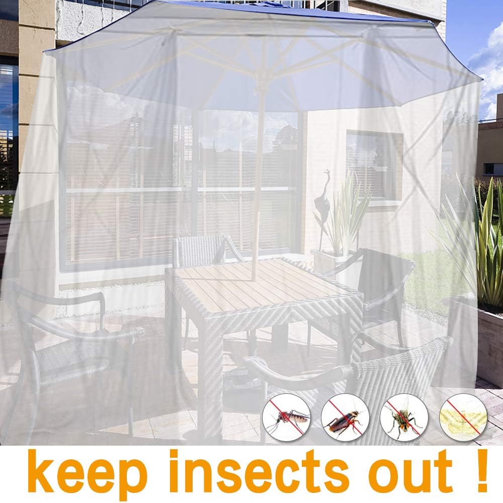 Mosquito net, large mosquito net with frame for king size bed, mosquito net for indoor and outdoor use (200 x 220 x 210 cm) - Image 5