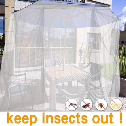 Mosquito net, large mosquito net with frame for king size bed, mosquito net for indoor and outdoor use (200 x 220 x 210 cm) - Image 5
