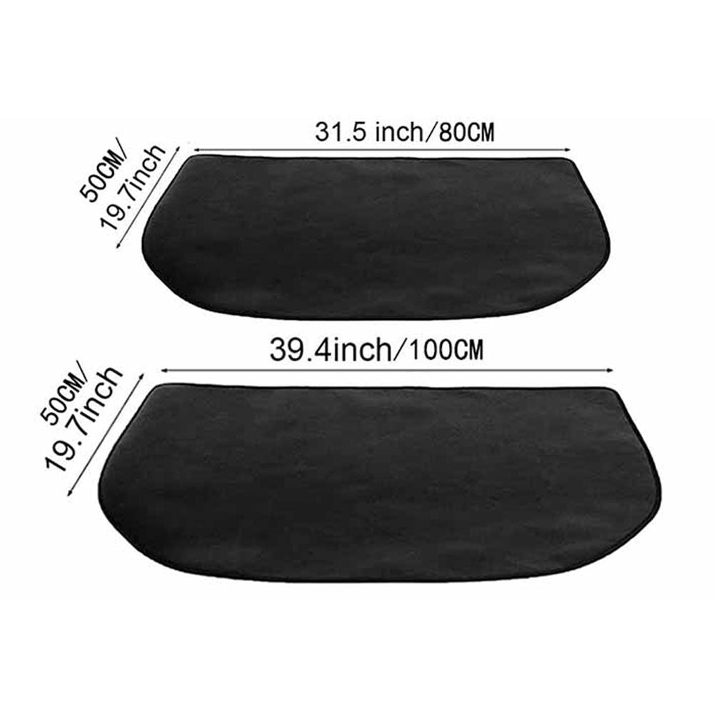 Fireproof Mat for Fireplace, Hearth & Grill Floor Protector 50X80CM - Image 3