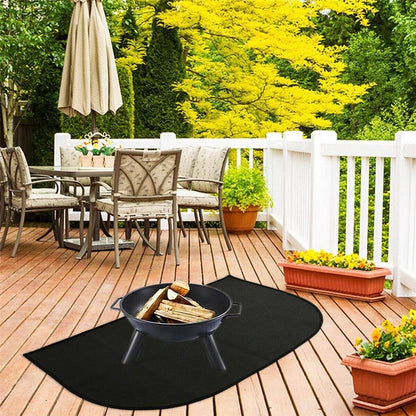 Fireproof Mat for Fireplace, Hearth & Grill Floor Protector 50X80CM - Image 4