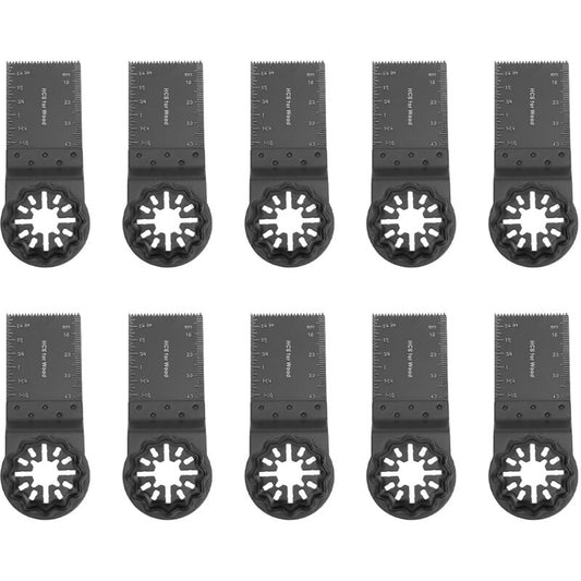 10pcs Oscillating Saw Blades, Oscillating Multitool Accessory Set, Universal Saw Blade for Dremel, Bosch, Makita, Fein